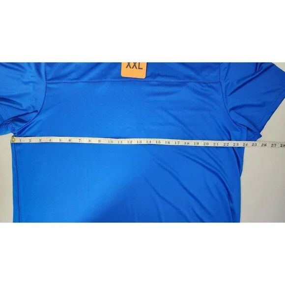 SPYDER Active Blue Black Short Sleeve Shirt Moisture Wicking Sz XXL, NWT - Picture 4 of 7